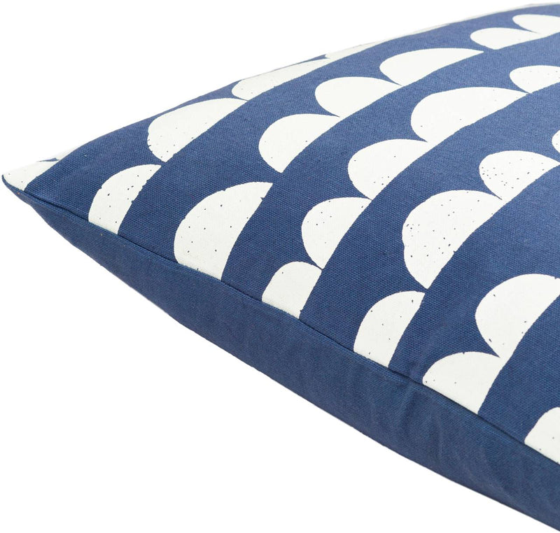 Achthoven Dark Blue Pillow Cover