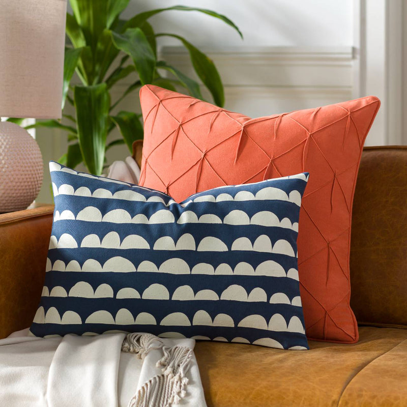 Achthoven Dark Blue Pillow Cover