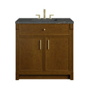 James Martin Bellshire 36" Single Bathroom Vanity, Honey Oak