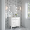 James Martin Brittany 30" Single Bathroom Vanity, Bright White