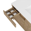 James Martin Kinnsden 48" Single Bathroom Vanity, Weathered Oak