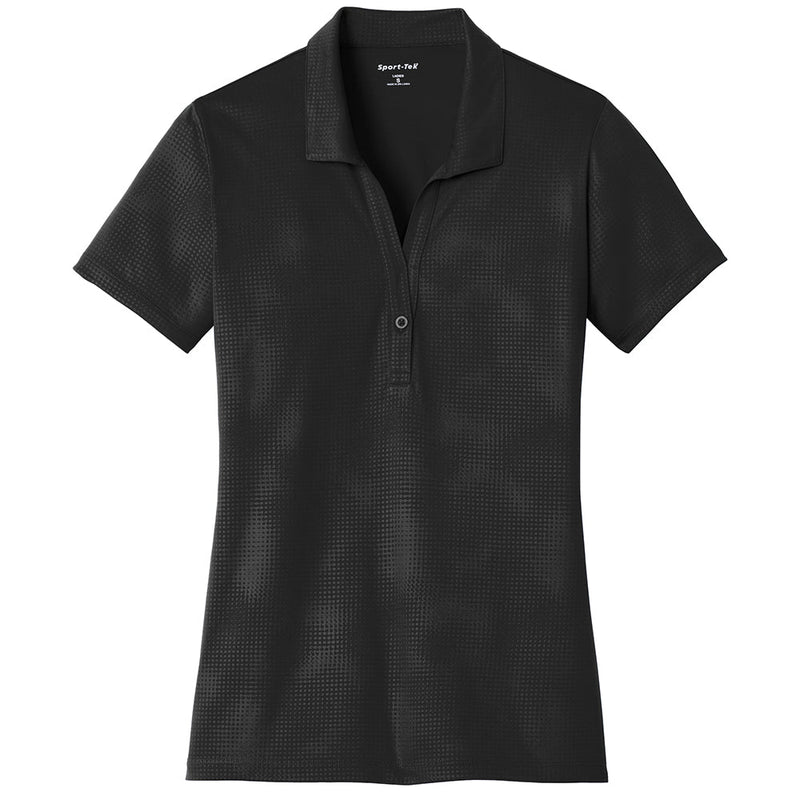 Ladies Big Size Embossed PosiCharge Tough Polo T-Shirt