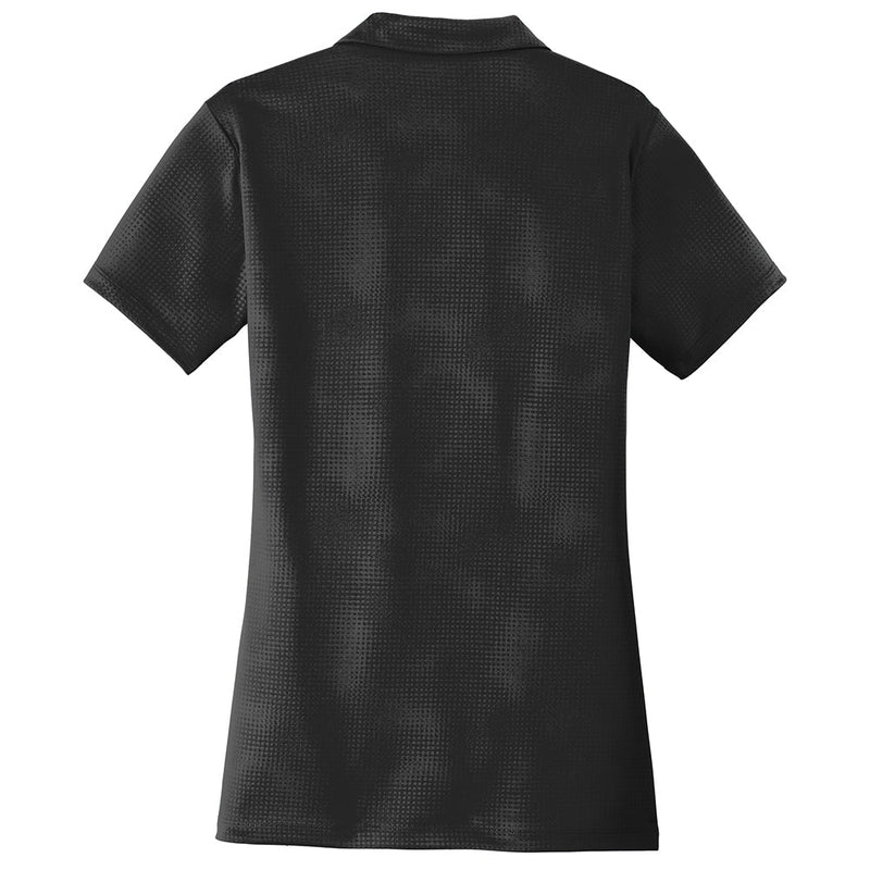 Ladies Big Size Embossed PosiCharge Tough Polo T-Shirt