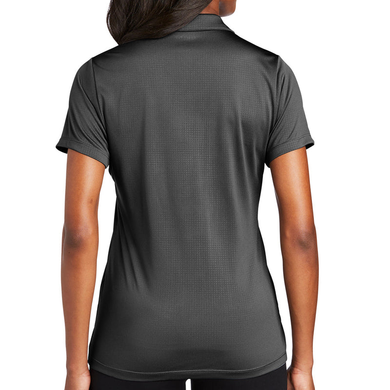 Ladies Big Size Embossed PosiCharge Tough Polo T-Shirt