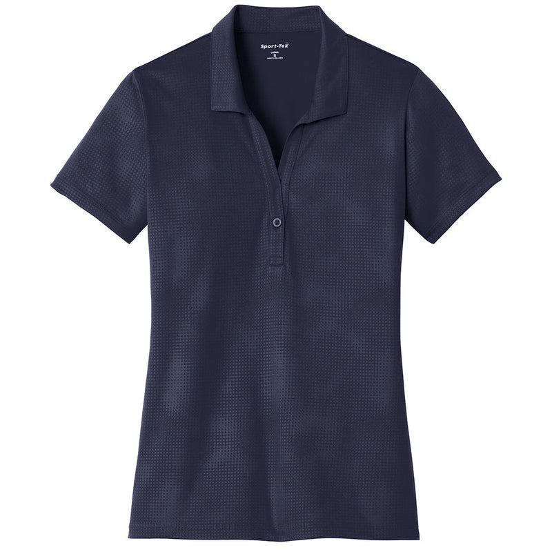 Ladies Big Size Embossed PosiCharge Tough Polo T-Shirt