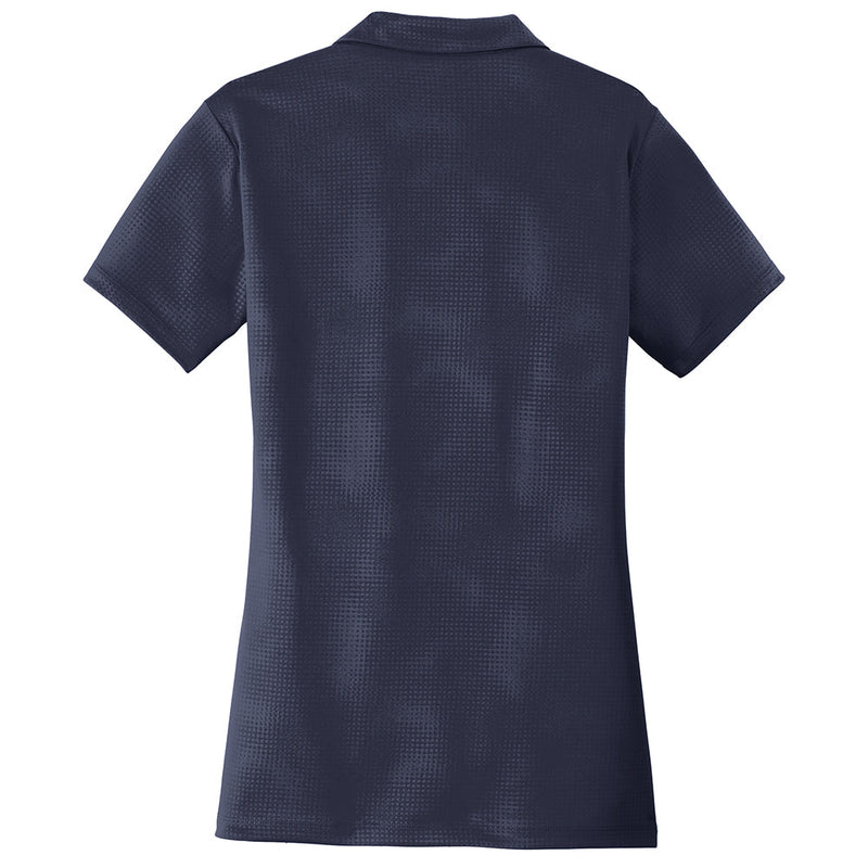 Ladies Big Size Embossed PosiCharge Tough Polo T-Shirt