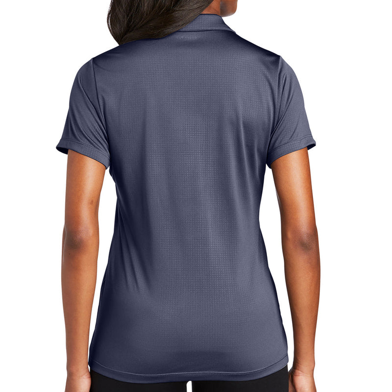 Ladies Big Size Embossed PosiCharge Tough Polo T-Shirt