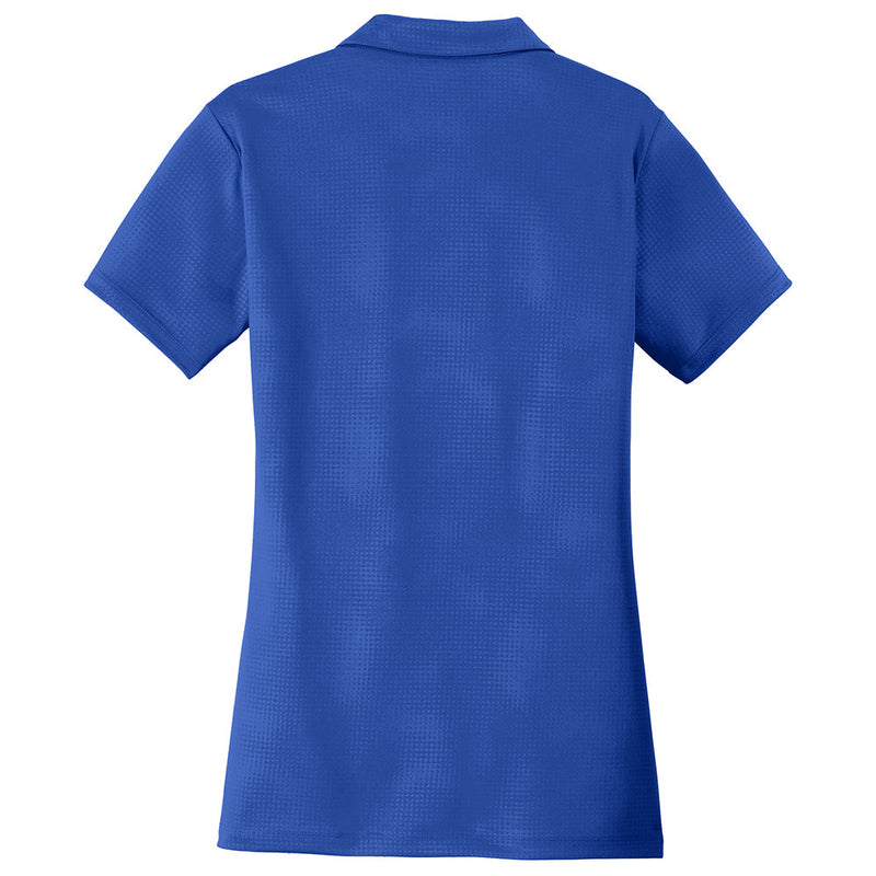 Ladies Big Size Embossed PosiCharge Tough Polo T-Shirt