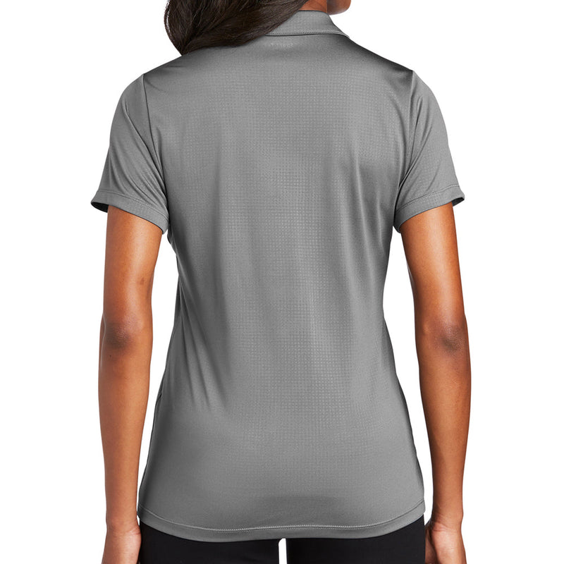 Ladies Big Size Embossed PosiCharge Tough Polo T-Shirt