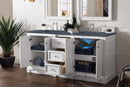 James Martin De Soto 72" Double Bathroom Vanity, Bright White