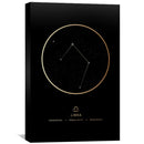 Libra Traits Gold Canvas