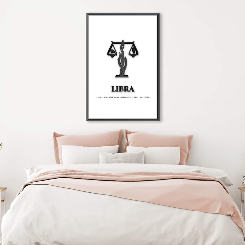 Libra - White Canvas