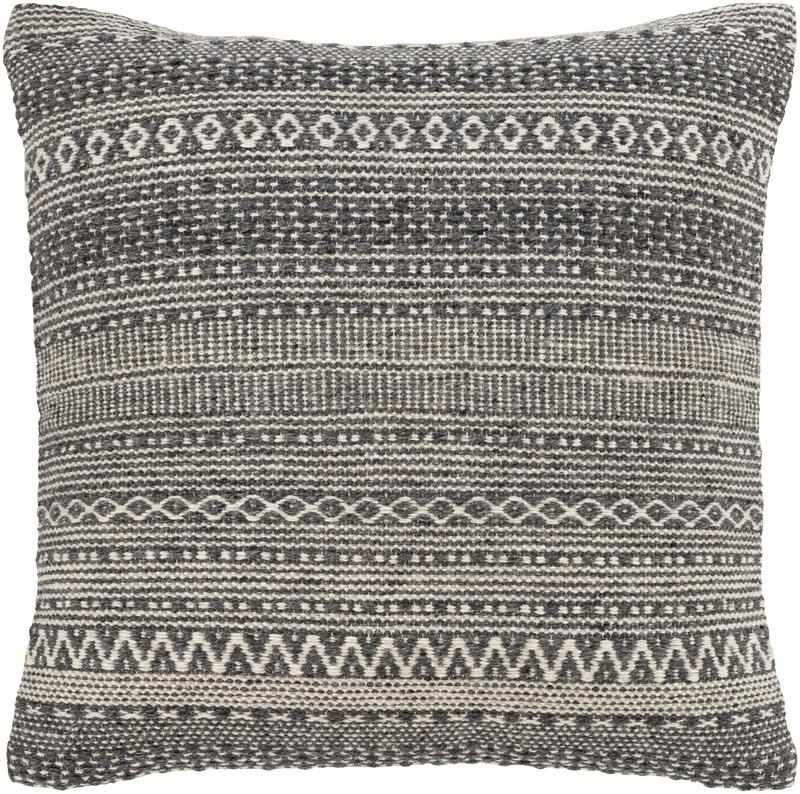 Blokland Charcoal Pillow Cover