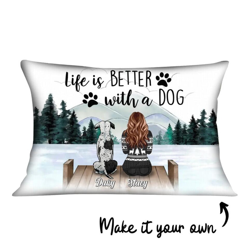 Life is Better With a Dog Cushion