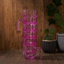 Cactus Stackable Glasses Stacktus Gifts Set Of 6 10 Oz Cactus Shape Glasses With Handles Valentines by The Wine Savant