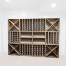 24 Bottle Compact Cross Wine Cube | 18mm Thick