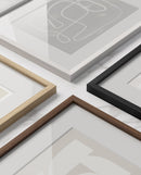 Black Oak Glass Picture Frame
