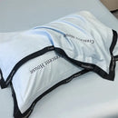 GobekUsa Ice Silk Embroidery Bed Set | Skin-Friendly Duvet Cover Kit | Comforter Sets