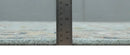 Light Blue and Camel 8x10 Hand Knotted Traditional Floral Oushak Rug by The Rug Decor