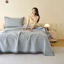 GobekUsa Cotton Three-Layer Towel Blanket with Pillow - Summer Cool Quilt
