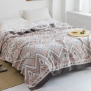 GobekUsa Cotton Gauze Towel Throw Blanket - Soft and Cozy Bedspread for All Seasons