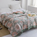 GobekUsa Cotton Gauze Towel Throw Blanket - Soft and Cozy Bedspread for All Seasons