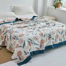 GobekUsa Cotton Gauze Towel Throw Blanket - Soft and Cozy Bedspread for All Seasons