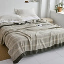 GobekUsa Cotton Gauze Towel Throw Blanket - Soft and Cozy Bedspread for All Seasons