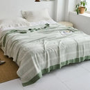 GobekUsa Cotton Gauze Towel Throw Blanket - Soft and Cozy Bedspread for All Seasons