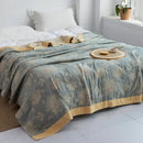 GobekUsa Cotton Gauze Towel Throw Blanket - Soft and Cozy Bedspread for All Seasons