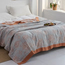 GobekUsa Cotton Gauze Towel Throw Blanket - Soft and Cozy Bedspread for All Seasons