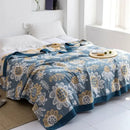 GobekUsa Cotton Gauze Towel Throw Blanket - Soft and Cozy Bedspread for All Seasons