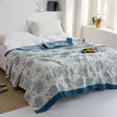 GobekUsa Cotton Gauze Towel Throw Blanket - Soft and Cozy Bedspread for All Seasons