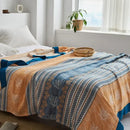 GobekUsa Cotton Gauze Towel Throw Blanket - Soft and Cozy Bedspread for All Seasons