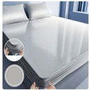 GobekUsa Cooling Jacquard Fitted Sheet: Skin Friendly, Breathable Single Mattress Protector