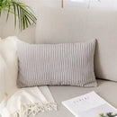 Light blue corduroy flocking pillow cover living room decor by Decorbites
