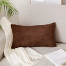 Light blue corduroy flocking pillow cover living room decor by Decorbites