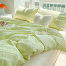 GobekUsa Diamond Grid Jacquard Bedding Sets: Cooling, Soft Duvet Cover for Summer & Autumn