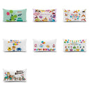 Light blue dinosaur animal happy birthday pillowcase bedroom decor by Decorbites