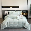 GobekUsa 100s Egyptian Cotton Embroidery King Queen Bedding Set with Duvet Cover