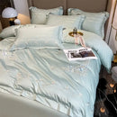 GobekUsa Egyptian Cotton Bedding Sets | Solid Sheet Pillowcase | King Queen Double Size