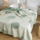 GobekUsa Cotton Gauze Summer Blanket, Soft Breathable Single Double Bed Nap Blanket