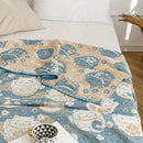 GobekUsa Cotton Gauze Summer Blanket, Soft Breathable Single Double Bed Nap Blanket