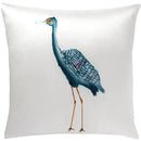 GobekUsa Bird Of Paradise Silk Throw Pillow Cover for Home & Hotel Décor
