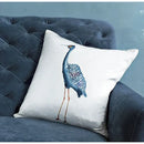 GobekUsa Bird Of Paradise Silk Throw Pillow Cover for Home & Hotel Décor