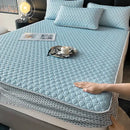 GobekUsa Cool Summer Bed Mat Set Queen - High-quality Ice Silk Fabric
