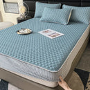 GobekUsa Cool Summer Bed Mat Set Queen - High-quality Ice Silk Fabric