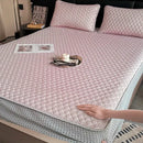 GobekUsa Cool Summer Bed Mat Set Queen - High-quality Ice Silk Fabric