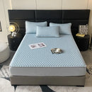 GobekUsa Cool Summer Bed Mat Set Queen - High-quality Ice Silk Fabric