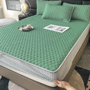 GobekUsa Cool Summer Bed Mat Set Queen - High-quality Ice Silk Fabric